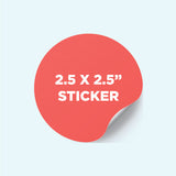 2.5" Round Sticker