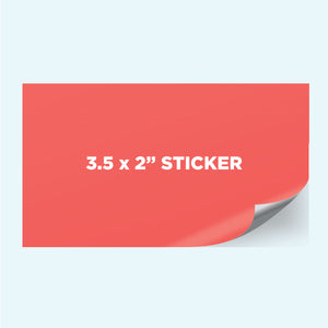 3.5 x 2" Stickers